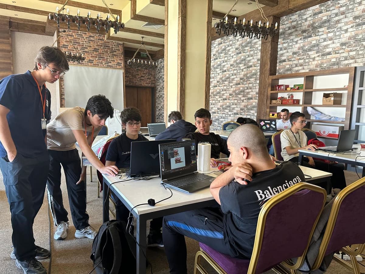 Happy Hacking Space students